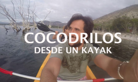 [VIDEO]Hacer Kayak con Cocodrilos en el Lago Enriquillo