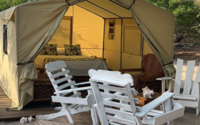Glamping en Bahía de las Aguilas: Hoteles en Pedernales