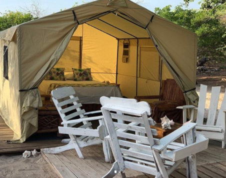 Glamping en Bahía de las Aguilas: Hoteles en Pedernales