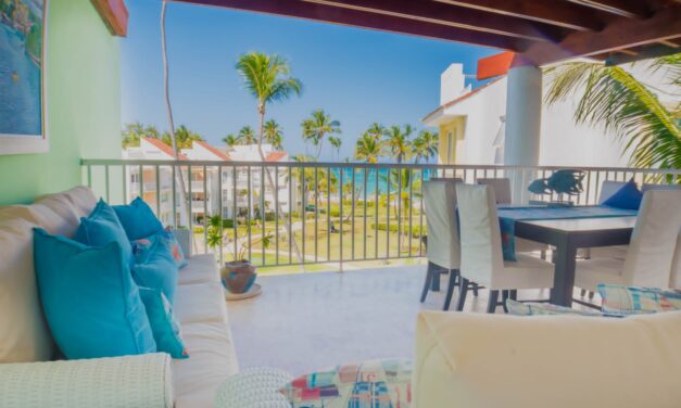 Apartamento en Punta Cana frente a la Playa con 3 Habitaciones